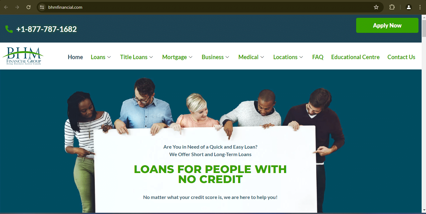 BHM Financial Loans