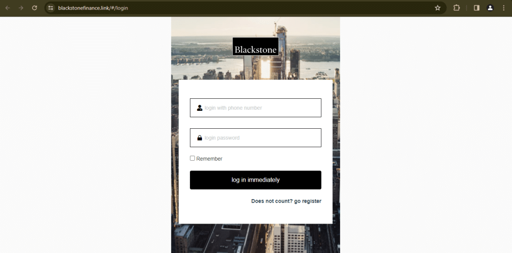 Blackstonefinance.link