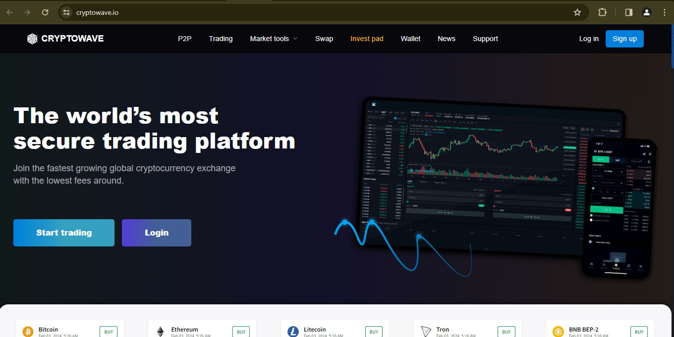 Cryptowave.io