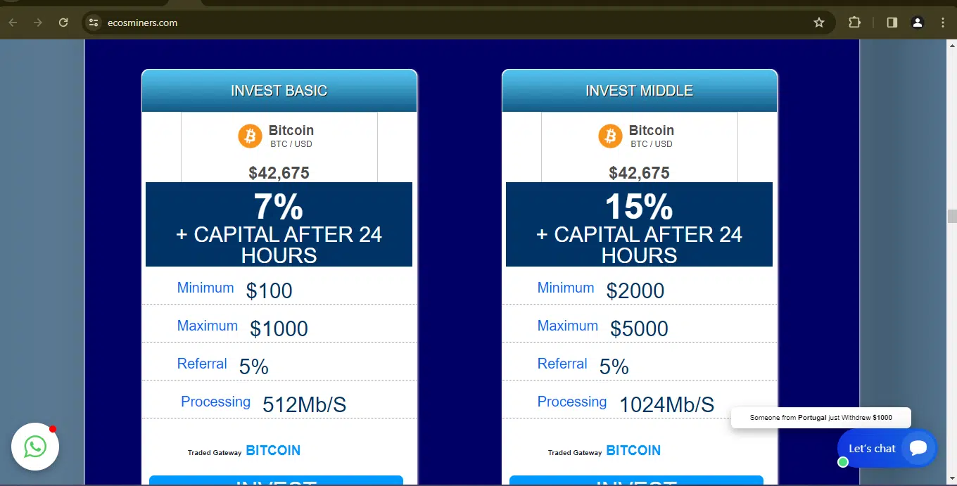 Ecosminers