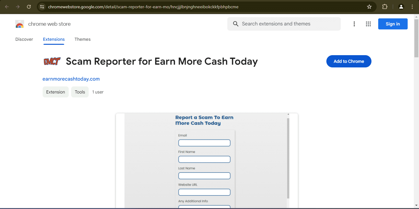 earn more cash today chrome extension